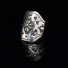 Load image into Gallery viewer, “The Wrangler” Ring With Turquoise