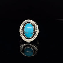 Load image into Gallery viewer, Turquoise Moon Ring