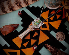 Load image into Gallery viewer, Squash Blossom Rattle Necklace