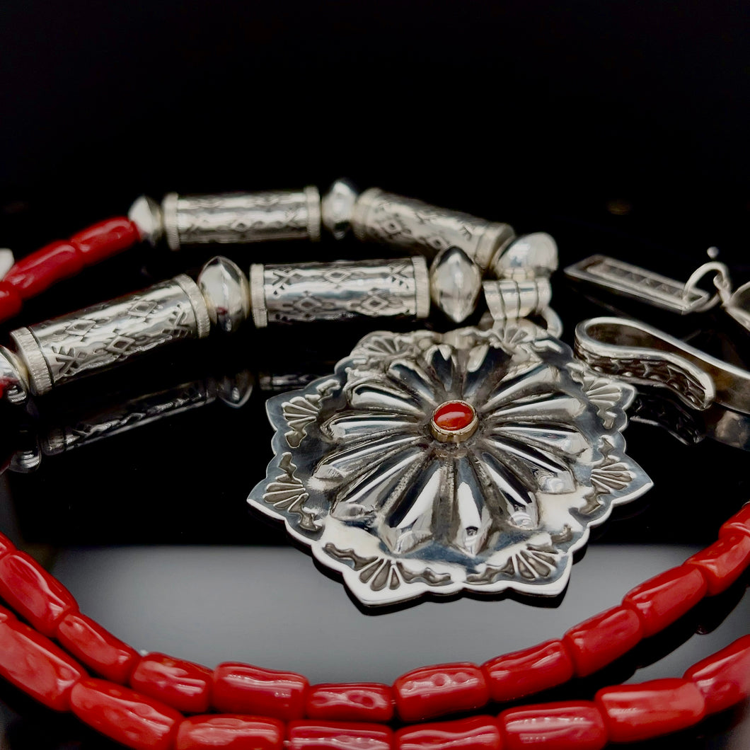 Indian Paintbrush Necklace