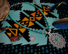 Load image into Gallery viewer, Blue Prairie Sage Necklace
