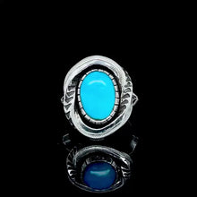 Load and play video in Gallery viewer, Turquoise Moon Ring
