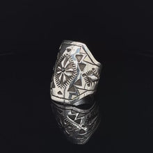 Load and play video in Gallery viewer, “The Wrangler” Ring With Black Diamond
